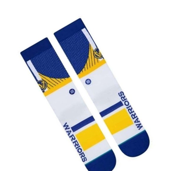 Stance x NBA Golden State Warriors Shortcut 2 II Socks A545A20WAC Small Curry - Picture 2 of 3